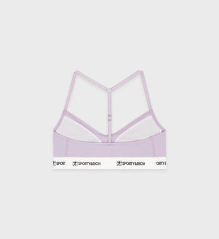 80s Runner Sports Bralette - Faded Lilac