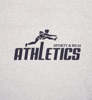 90s Athletics Crewneck - Heather Gray/Navy