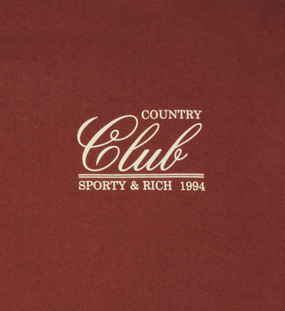 94 Country Club Hoodie - Maroon/Cream