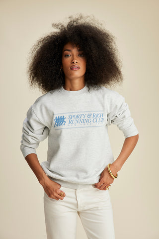 94 Running Club Crewneck - Heather Gray