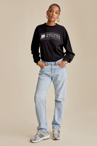 94 Running Club Longsleeve - Black