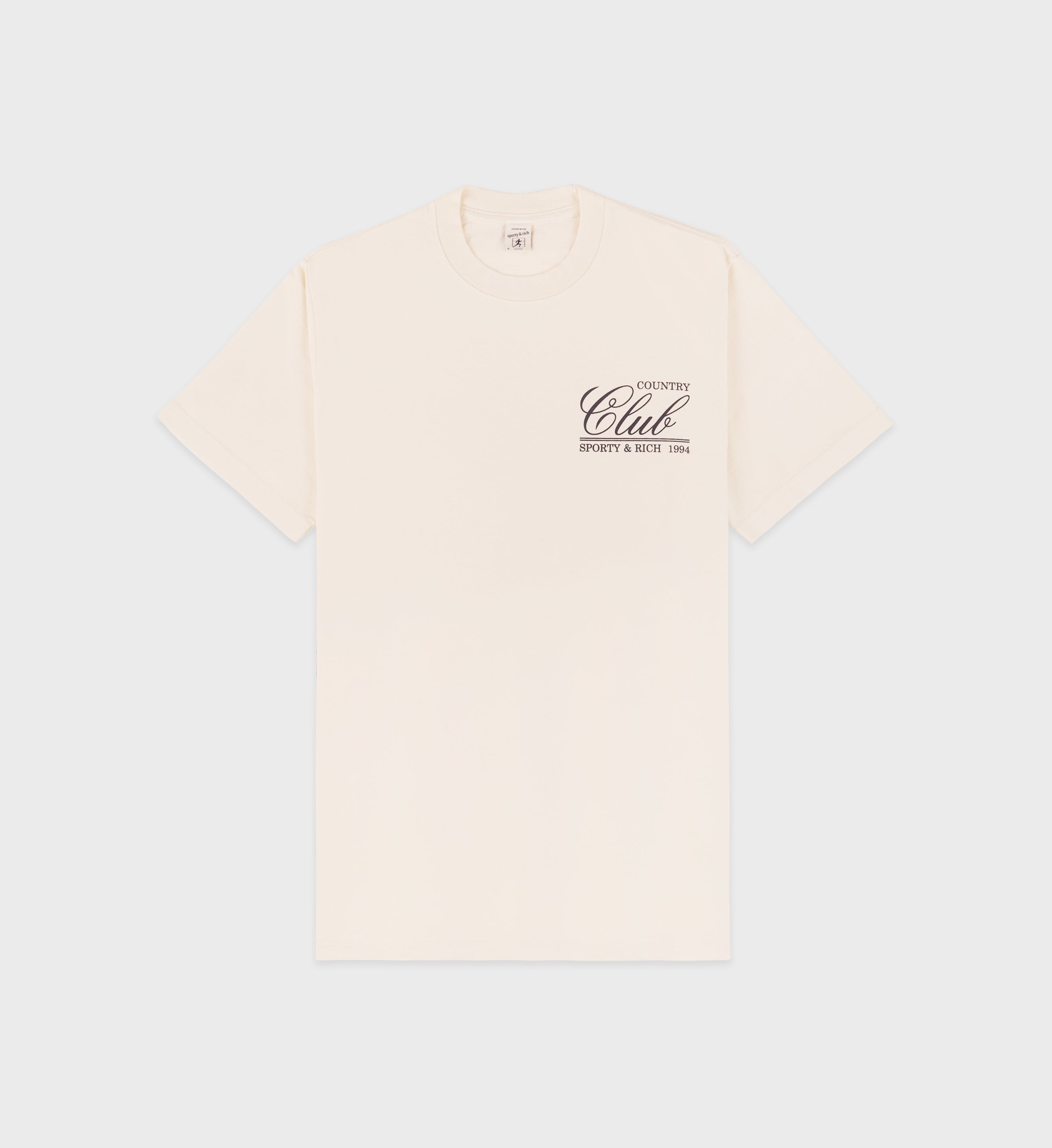 94 Country Club T-Shirt - Cream/Navy