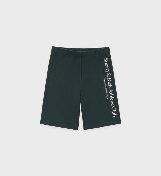 Athletic Club Biker Short - Forest