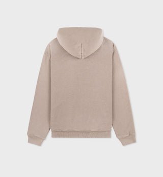 Athletic Club Hoodie - Elephant/White