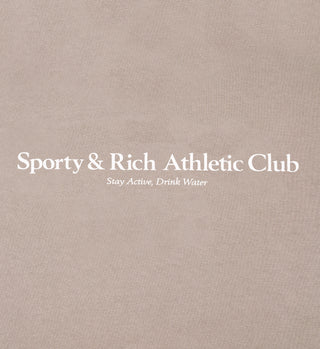 Athletic Club Hoodie - Elephant/White