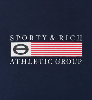 Athletic Group Flag T-Shirt - Navy