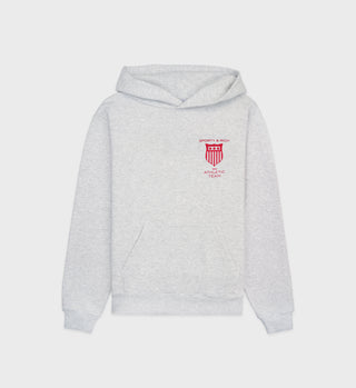 Athletic Team Hoodie - Heather Gray