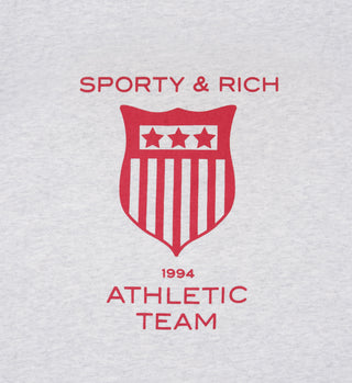Athletic Team Hoodie - Heather Gray