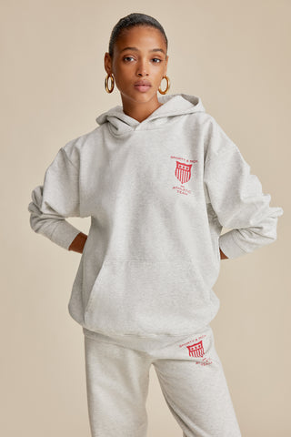Athletic Team Hoodie - Heather Gray