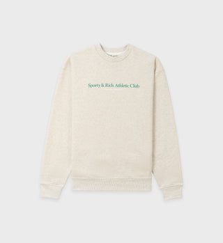 Athletic Club Crewneck - Heather Oatmeal