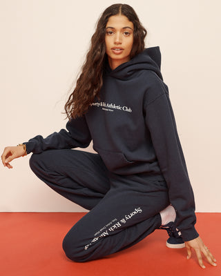 Athletic Club Hoodie - Navy