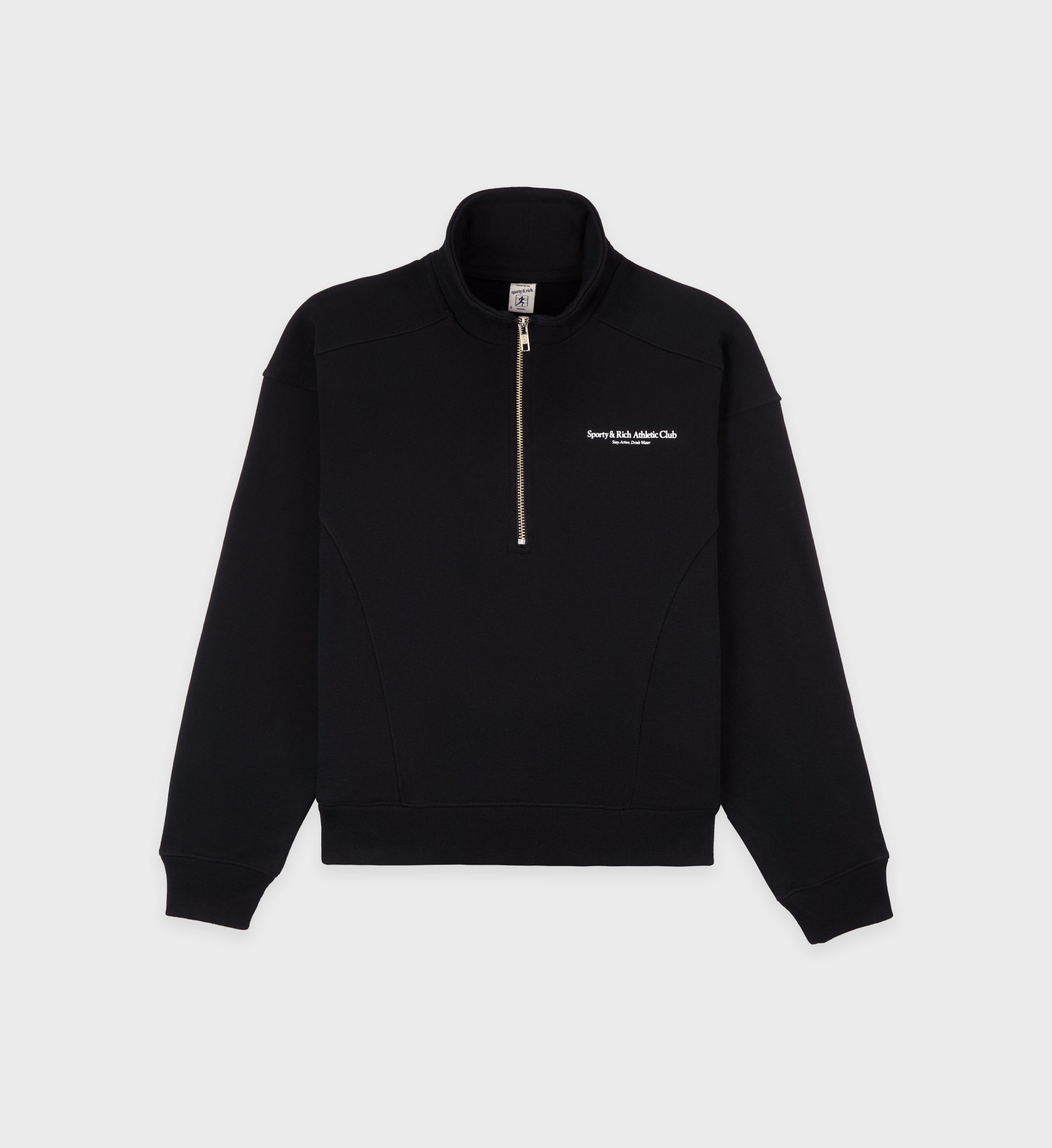 Athletic Club Quarter Zip - Black