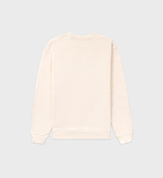 Athletic Crewneck - Cream/Grass