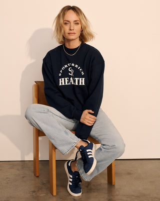 Ball Game Crewneck - Navy