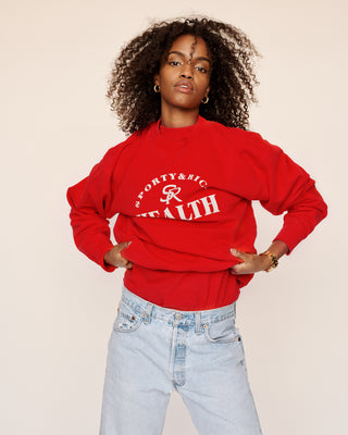Ball Game Crewneck - Sports Red