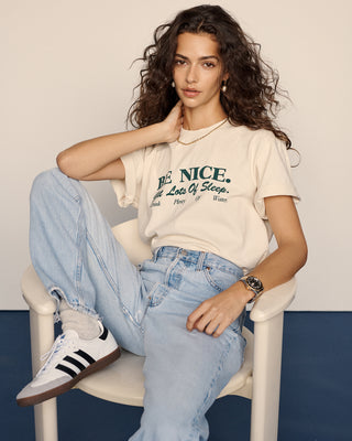 Be Nice T-Shirt - Cream