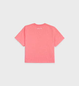 Be Nice Cropped T-Shirt - Strawberry