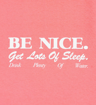 Be Nice Cropped T-Shirt - Strawberry