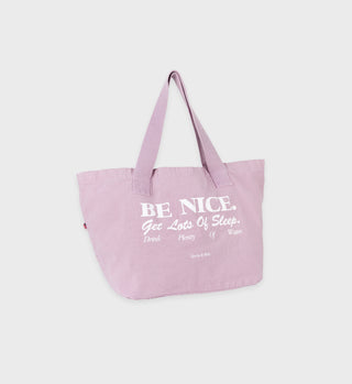 Be Nice Tote - Fondant