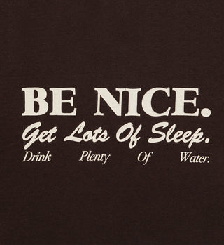 Be Nice T-Shirt - Chocolate