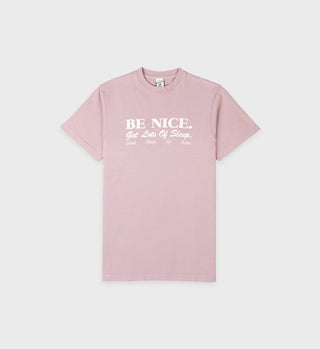 Be Nice T Shirt - Fondant