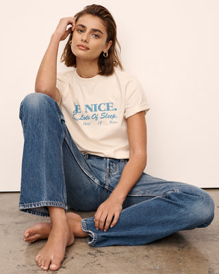 Be Nice T Shirt - Milk