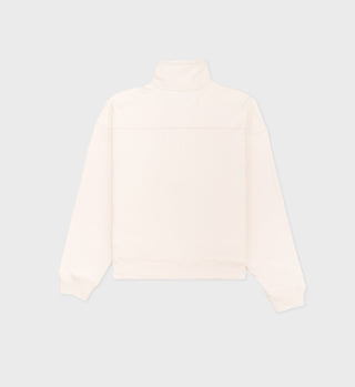 Beverly Hills Quarter Zip - Cream/Ocean