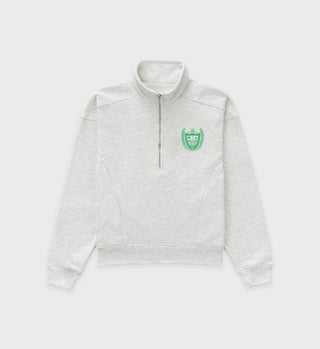 Beverly Hills Quarter Zip - Heather Gray