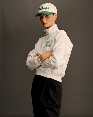 Beverly Hills Quarter Zip - Heather Gray