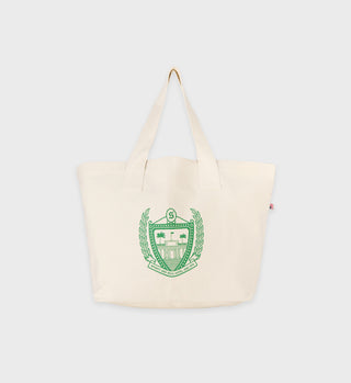 Beverly Hills Tote - Natural/Green