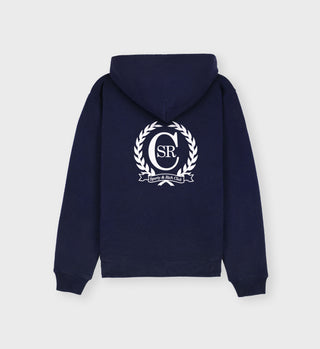 C Crest Hoodie - Navy/White