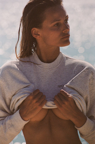 California Crewneck - Heather Oatmeal