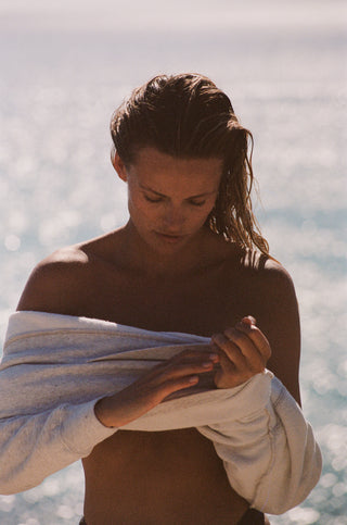 California Crewneck - Heather Oatmeal