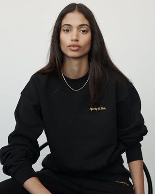 Classic Logo Crewneck - Black
