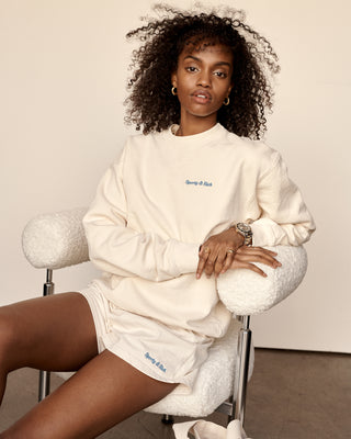 Classic Logo Crewneck - Milk