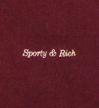 Classic Logo Hoodie - Burgundy