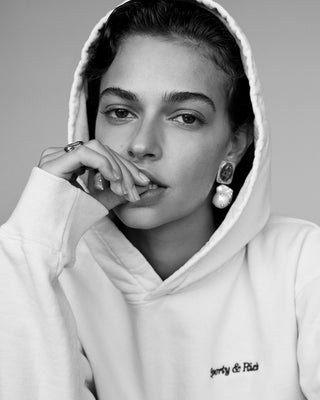 Classic Logo Hoodie - Cream