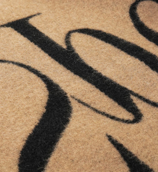 Classic Logo Scarf - Black/Camel