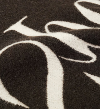 Classic Logo Scarf - Chocolate/Cream