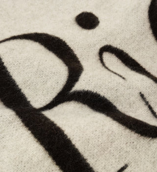 Classic Logo Scarf - Chocolate/Cream