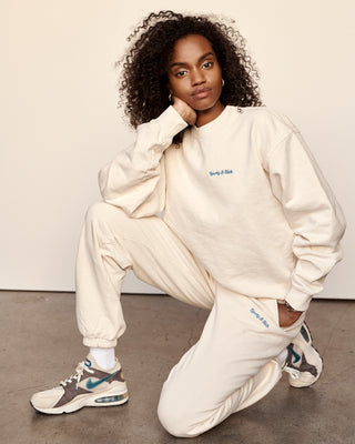 Classic Logo Sweatpants - Milk