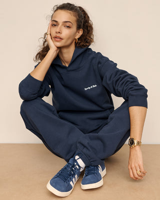 Classic Logo Sweatpants - Navy
