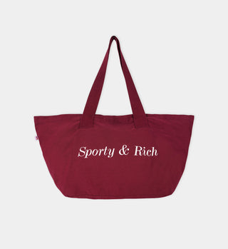 Classic Logo Tote - Burgundy