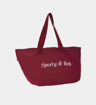 Classic Logo Tote - Burgundy
