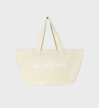 Classic Logo Tote - Cream