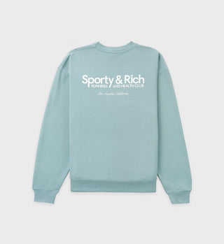 Club Crewneck - Soft Blue