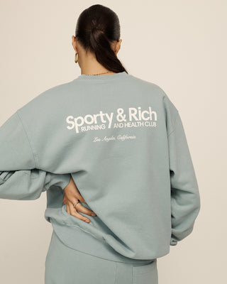 Club Crewneck - Soft Blue