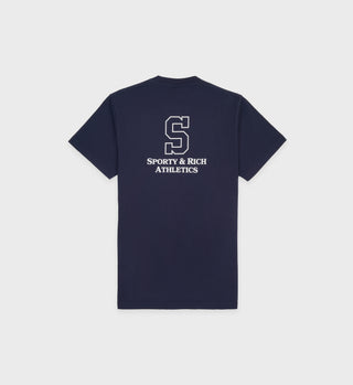 College T-Shirt - Navy