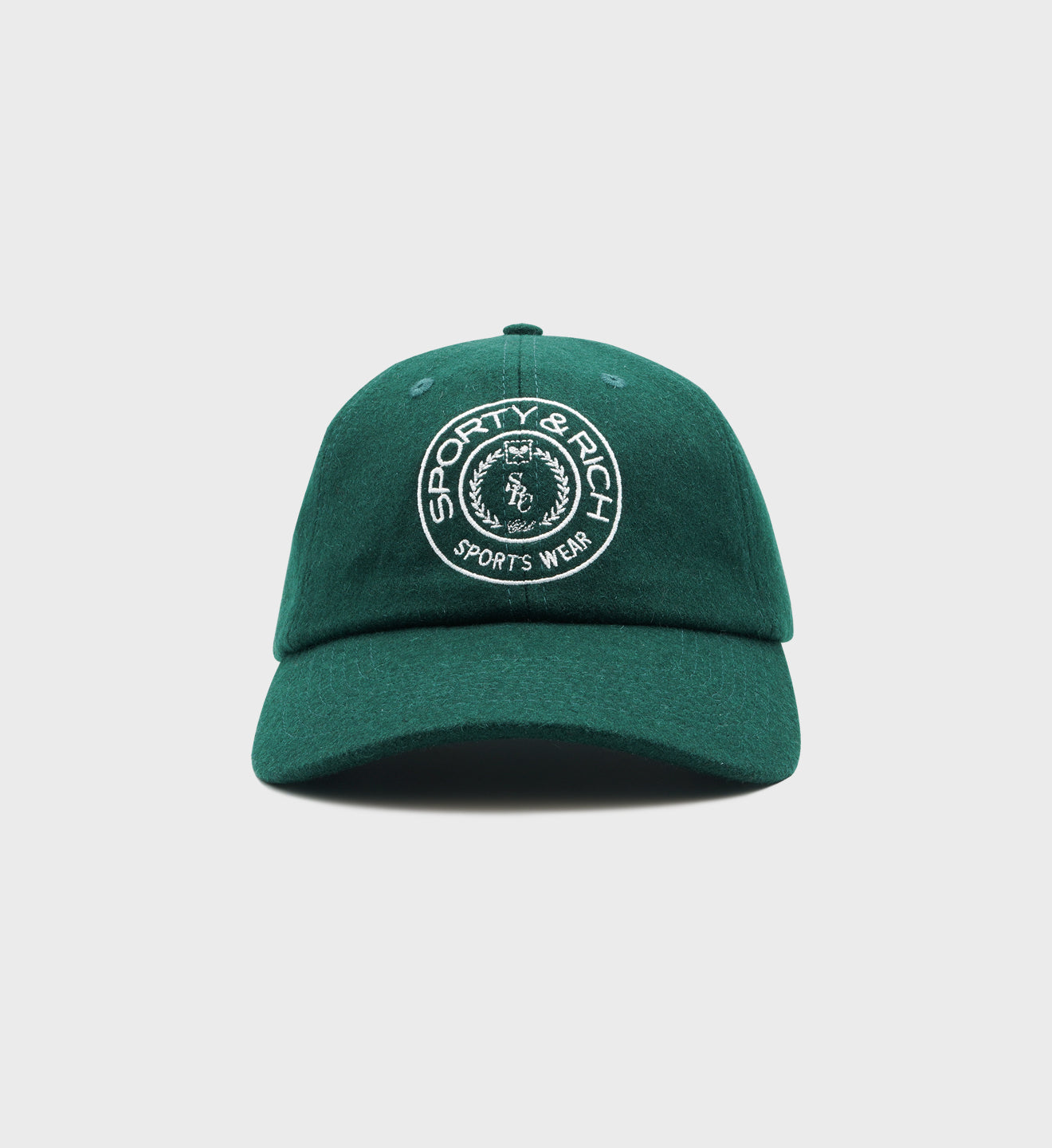 Connecticut Crest Wool Hat - Forest – Sporty & Rich