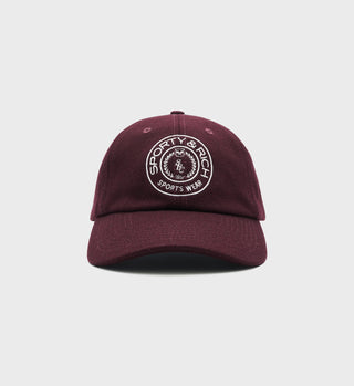 Casquette en Laine Connecticut Crest - Merlot